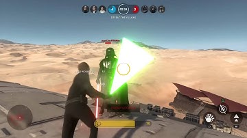 DARTH VADER VS LUKE SKYWALKER CRAZY FIGHT - STAR WARS™ Battlefront
