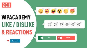 WordPress Like / Dislike & Reactions Plugin - WPAcademy