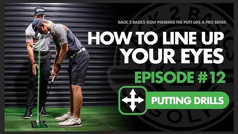 Ep. #12 Putt Like a Pro - How To Line Up Your Eyes