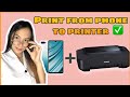PRINT FROM PHONE TO PRINTER | Cannon Pixma iP2770 quick tutorial