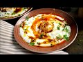 Turkish Eggs (Cilbir) A fancy looking breakfast with basic ingredients!