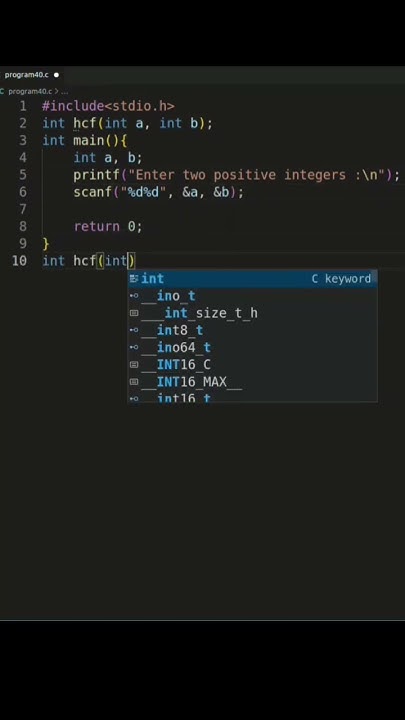 C program to Find GCD of two Positive integers using Recursion # ...