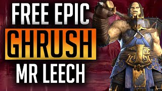 RAID | Free Epic Ghrush the Mangler, Clan boss Leech specialist!