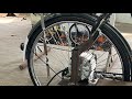 Electric rickshaw conversion using powerful load motor