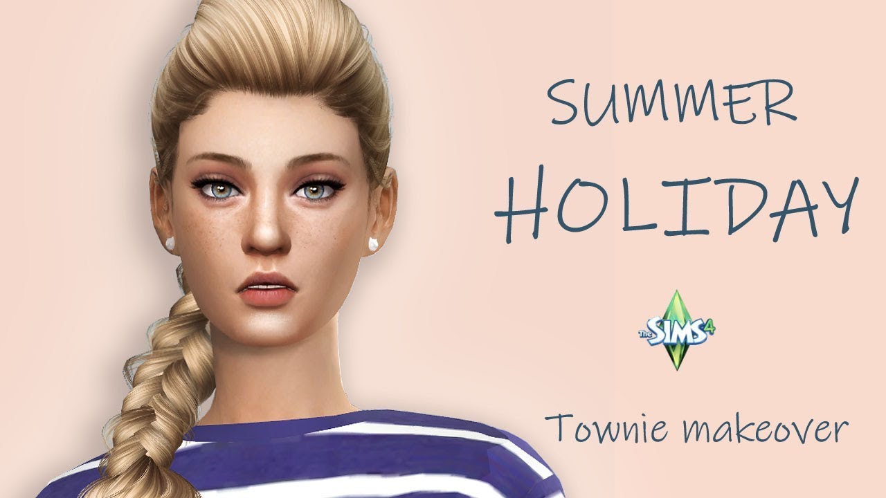 The Sims 4 Summer Holiday Townie Makeover YouTube The sims 4 summer holiday townie makeover youtube