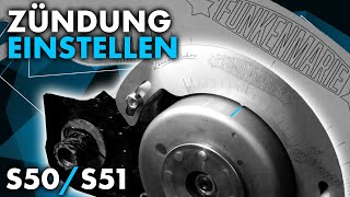 Zündung einstellen (Simson S50/S51) mit der 