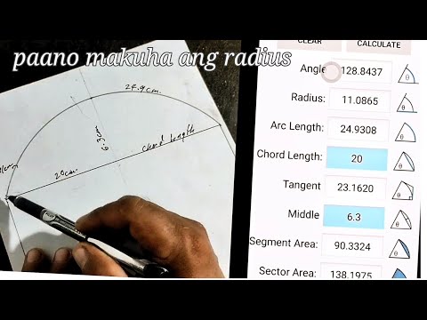 Video: Ano ang formula ng radius ng curvature?