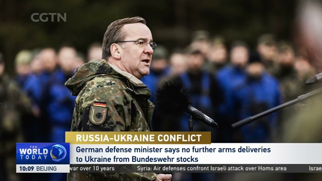 German Defense Minister has rejected further arms deliveries to Ukraine from the Bundeswehr stocks