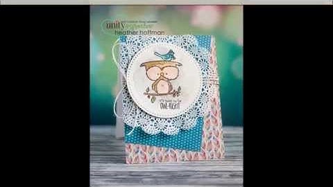 Unity Stamp Quick Tip  Easily Creating an Angled Card Front