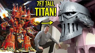 The TITAN'S HEAD! Making a 7 foot Warhammer Model | Imperator Titan