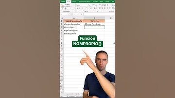 Dar formato correcto de nombre y apellido en Excel cuando nuestros datos no lo tienen