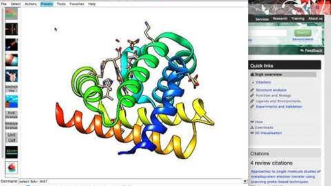 Beginning with UCSF Chimera