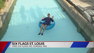 Relax and stay cool in the Lazy River at Six Flags