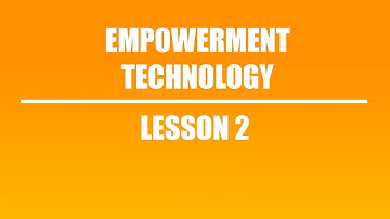 Empowerment Technology - Lesson 2 (Online Safety, Security, and Rules of Netiquette)