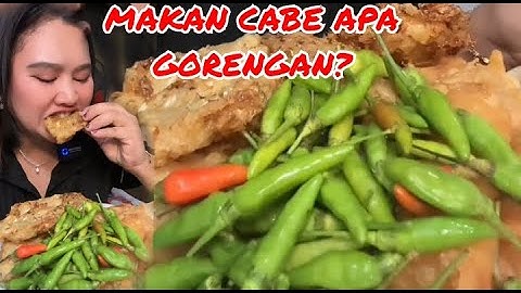 GORENGAN SAJA SUDAH CUKUP,YANG PENTING BONUSNYA CABE #viralshort #mukbang #viral