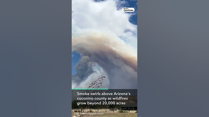 Smoke Swirls Over Northern Arizona as Western Wildfires Blaze