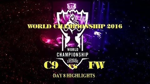 [LOL World Championship 2016] Cloud 9 vs Flash Wolves Highlights-Day 8 Group B (Oct 10,2016)