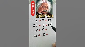 Math riddles | Brain test | IQ test | #iqtest #maths #mathpuzzle #mathriddles #mathgame #ytshorts