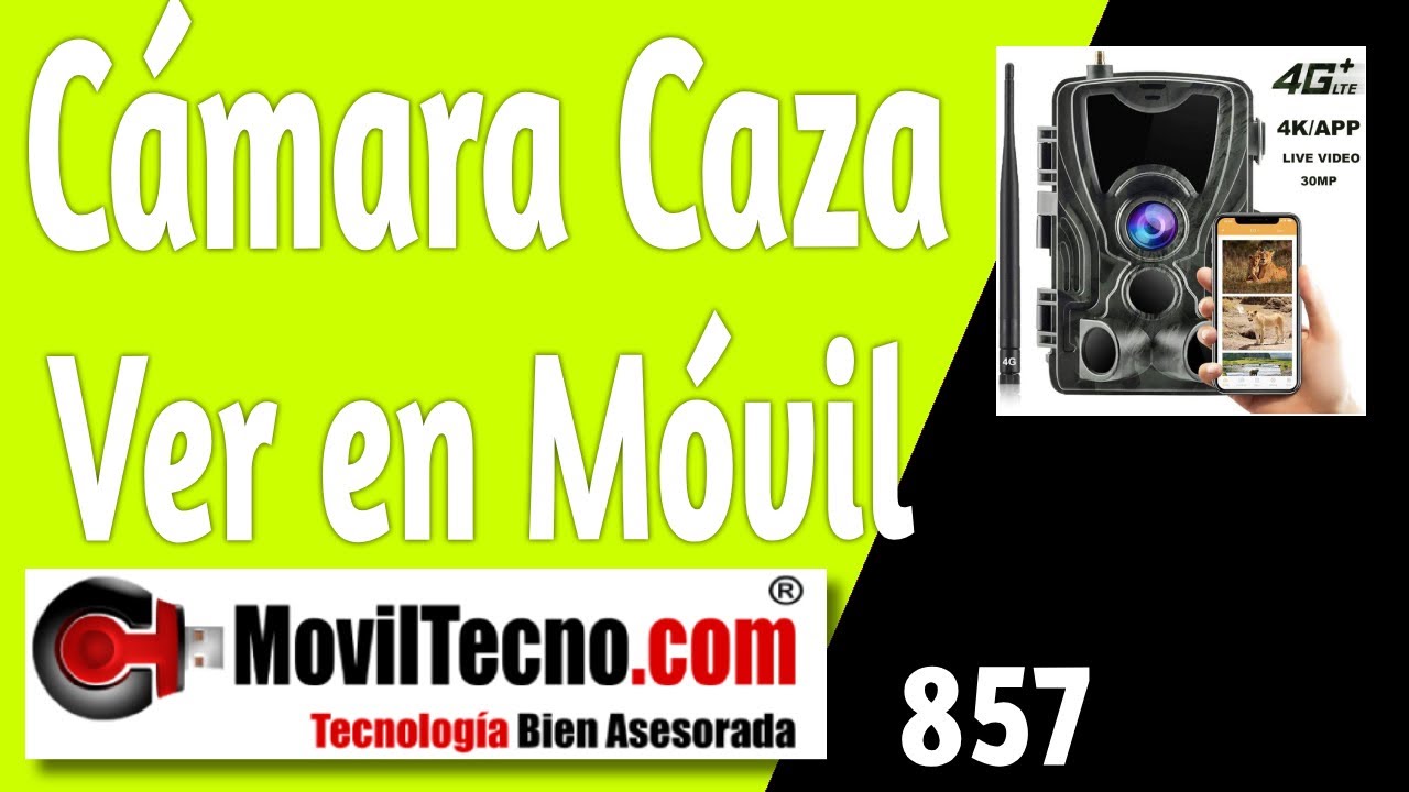 Cámara con Tarjeta SIM MovilTecno 862