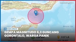 Gempa Magnitudo 6,3 Guncang Gorontalo Membuat Warga Panik dan Berhamburan
