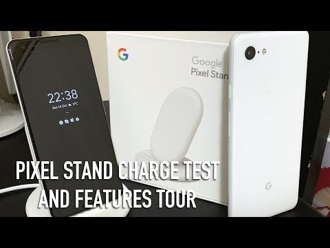 Google Pixel Stand (Pixel 3/XL) | Wireless battery charge test & review