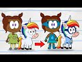 Girl &amp; Unicorn - Superheroes! Boy &amp; Dragon | Cartoons For Kids | Wildbrain Toons