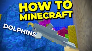 How to Get Dolphins as Pets - How to Minecraft #61