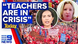 School teachers quitting in record numbers, new report reveals | 9 News Australia