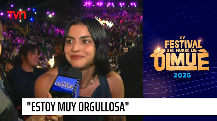 "Estoy muy orgullosa": Esposa de Ignacio Socías se emocionó con su rutina en Olmué 2025 | Olmué 2025