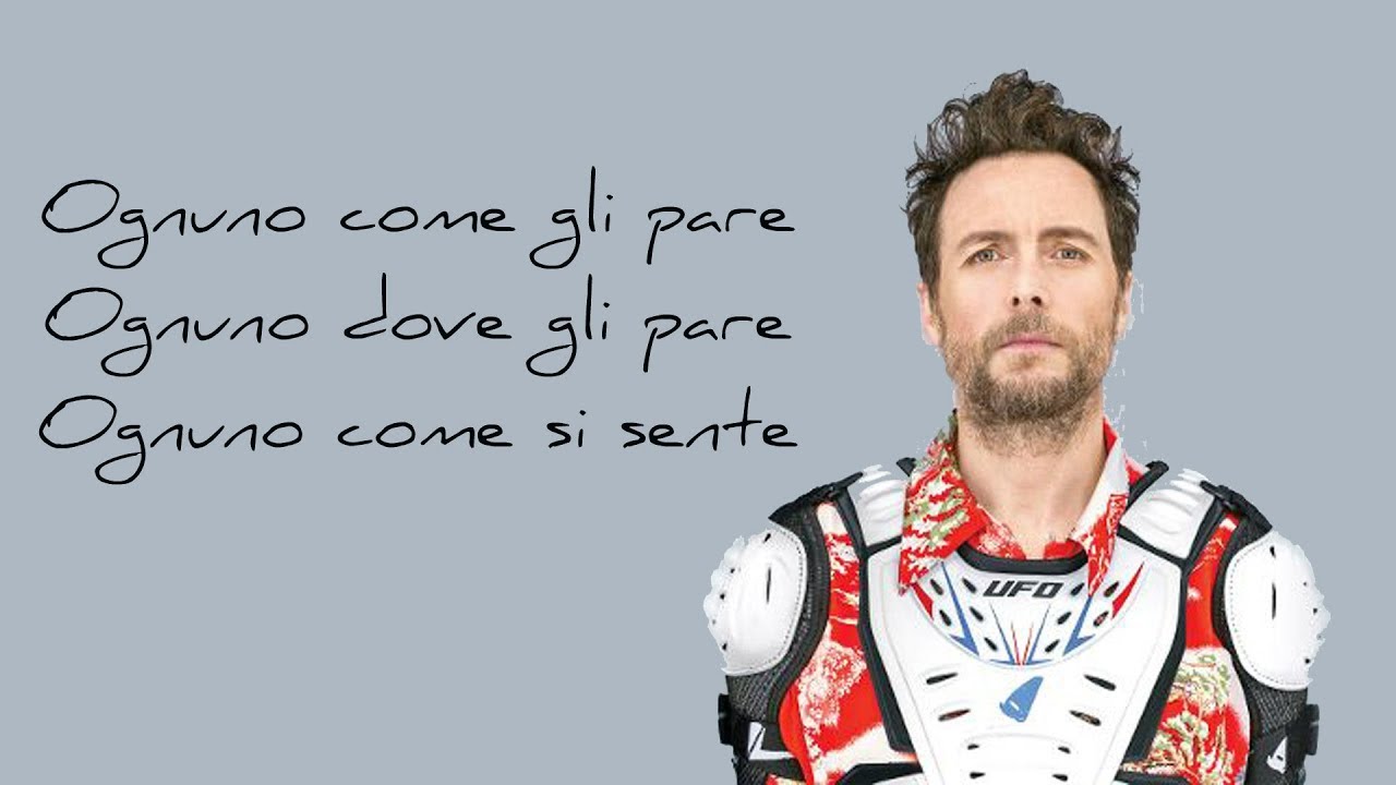 Jovanotti & Le canzoni Lyrics - YouTube