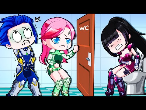 Lisa vs Anna & Alex - TOILET BATTLE! | Gacha Life Animation | Gacha Rainbow Z Multiverse