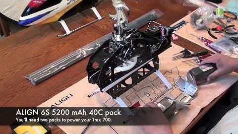 ALIGN TREX 700E V2 3GX Mounting PART 4.m4v