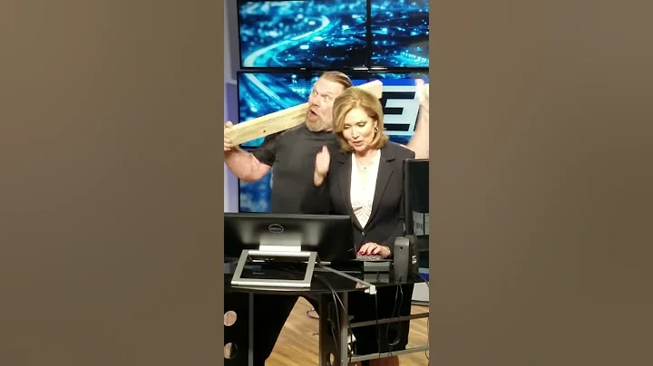 Hacksaw Jim Duggan interrupts Deborah Knapp from K...