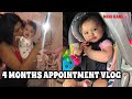 VLOG~VALERIAS 4 MONTHS SHOTS + MINI CLOTHING HAUL🛍//17 & Pregnant//TEEN MOM