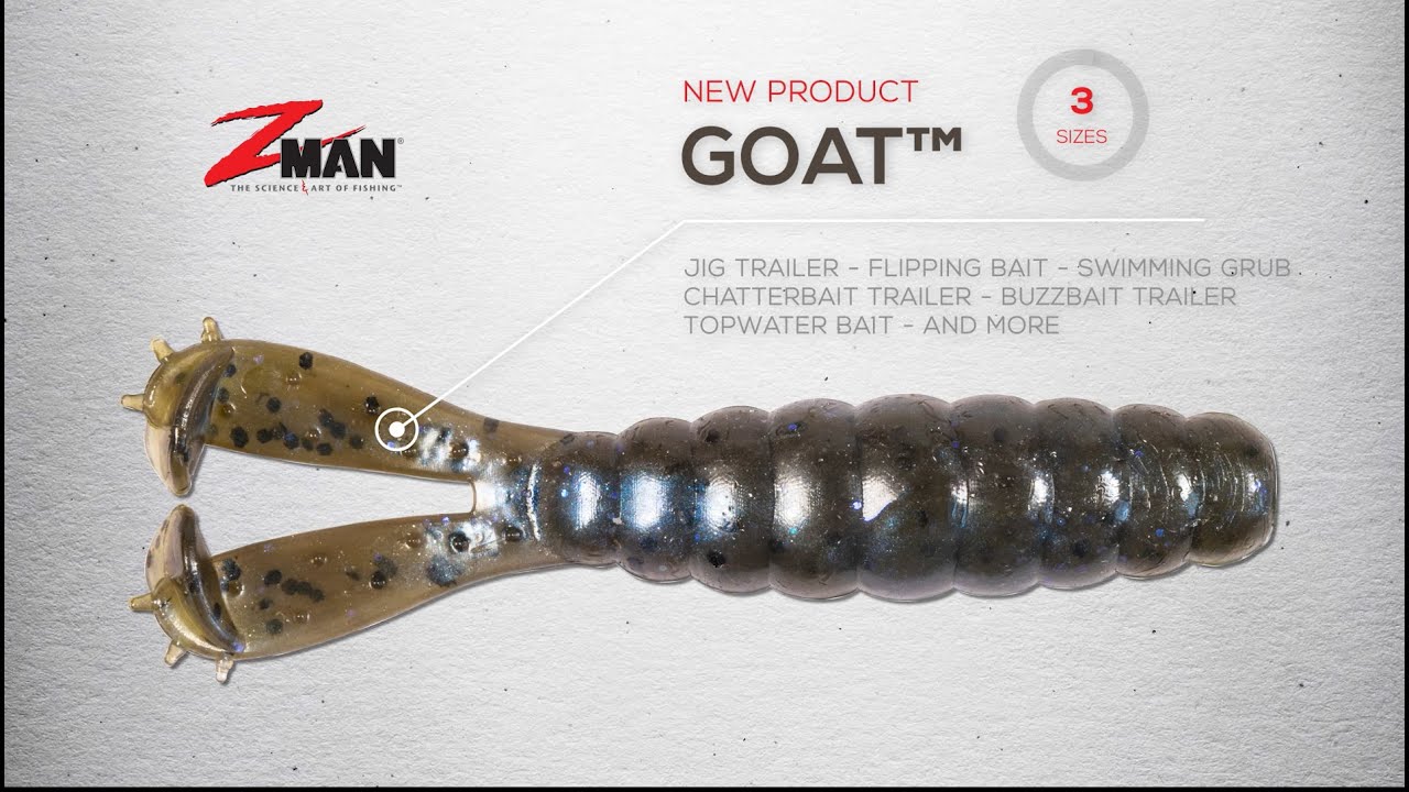 Z-Man GOAT 3.75 Soft Plastic Grub