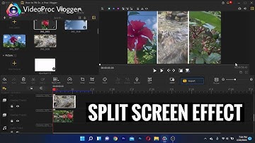 How to Create A Split Screen Effect in VideoProc Vlogger Simple and Easy