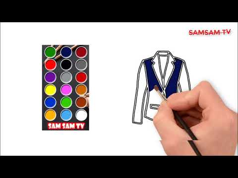 Học Vẽ: Cái Áo Vest - Learn To Draw With Your Baby: Vest | Foci