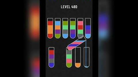 Water sort puzzle level 480