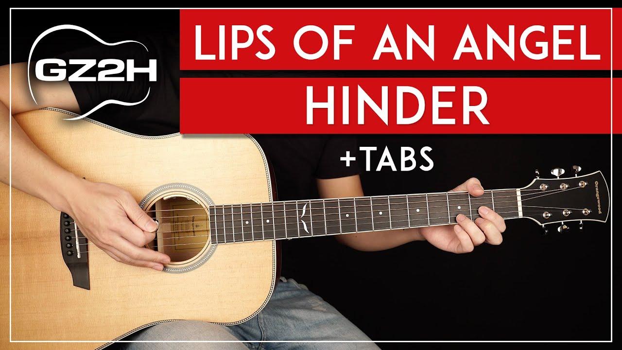 Lips Of An Angel Guitar Tutorial Hinder Guitar Lesson |Standard Tuning & Studio Tuning + Solo|