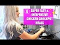 4 EXTREMELY EASY & INEXPENSIVE CROCKPOT MEALS // GLUTEN FREE DINNER IDEAS // BEAUTY AND THE BEASTONS