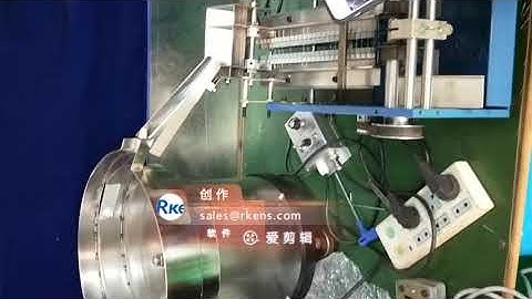 Automatic Taped/Loose Resistor Axial Lead Cutter Former With Vibration Feeder Bowl