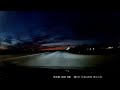 Dash Cam Sunset - November 1, 2019