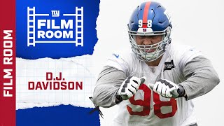 Film Room: D.J. Davidson's Power & Run-Stopping Skills | New York Giants