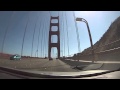 San francisco california  crossing the golden gate bridge 2014