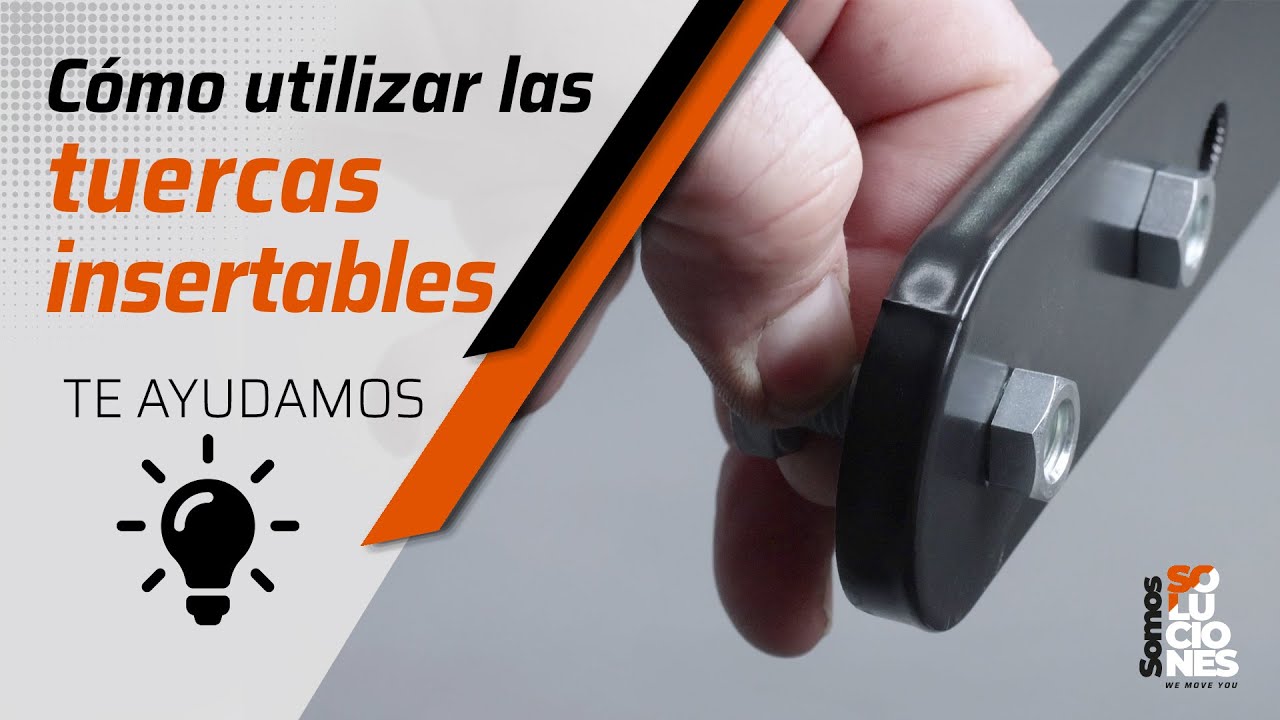 Tuerca Insertable Cómo utilizar las tuercas insertables - YouTube