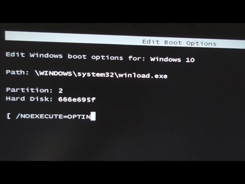 How to hide Boot Options at Windows startup (bcdedit /set optionsedit no)