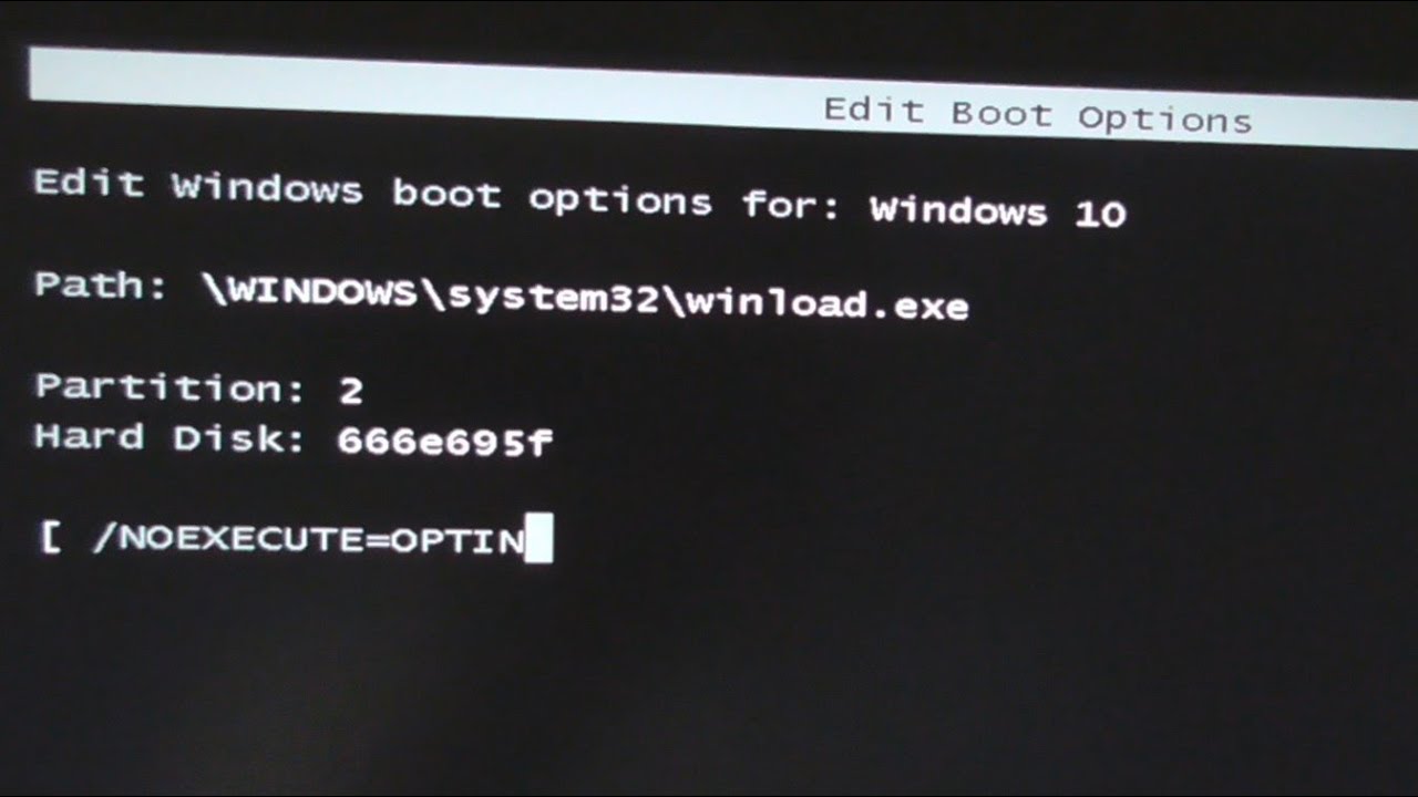  Update How to hide Boot Options at Windows startup (bcdedit /set optionsedit no)