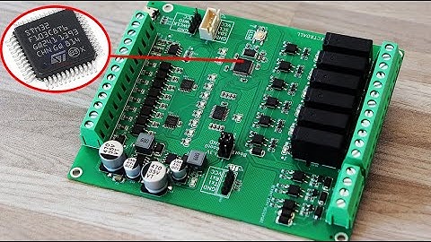 Como CREAR tu PROPIO PLC con STM32 , 8 Entradas Digitales | 2 Entrads An | 3 Salidas PWM | 6 Relay