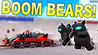 Escape and Evade Explosive Zombie Bears Challenge! - Trailmakers Multiplayer