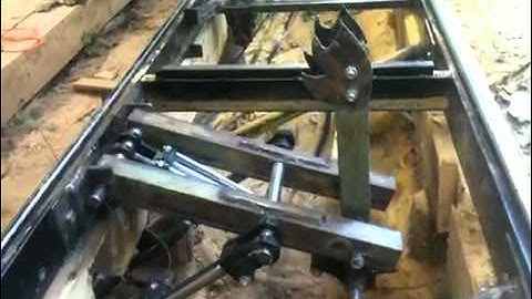 Trial run on log turner